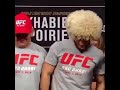 Khabib Father Blocks Ring Girl During Weigh Ins