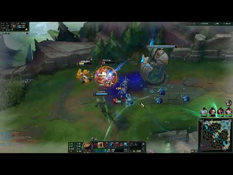 Singed vs. Tahm  Kench funny outplay
