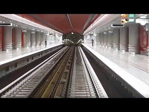 Μετρό προς Πειραιά: ο συρμός της Γραμμής 3 φθάνει στο νέο σταθμό ΚΟΡΥΔΑΛΛΟΣ