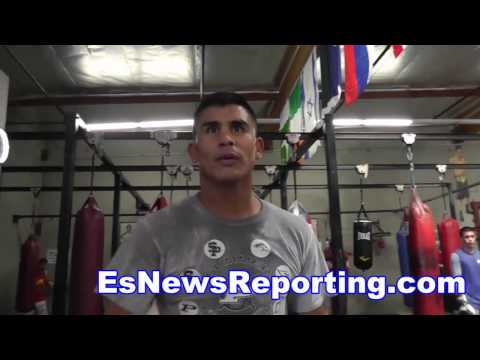 hard hitting javier maciel of argentina working out in oxnard - EsNews