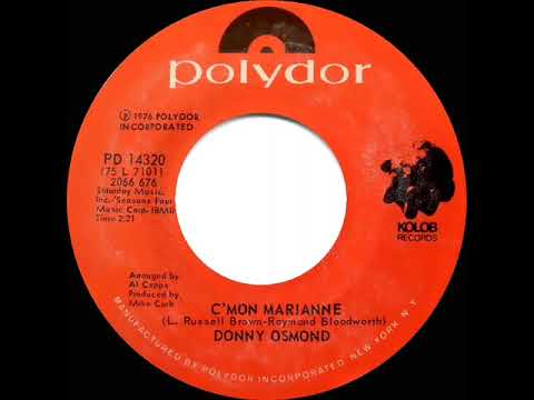1976 HITS ARCHIVE: C’mon Marianne - Donny Osmond (stereo 45)