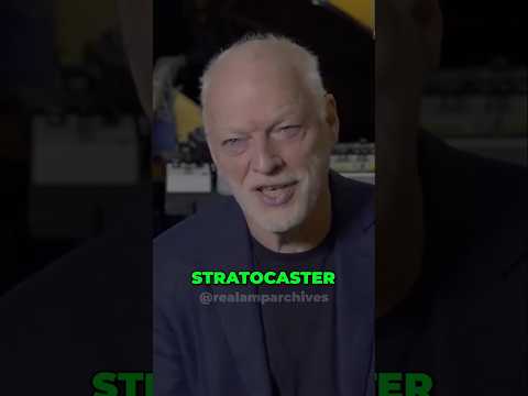 David Gilmour on Fender Stratocaster