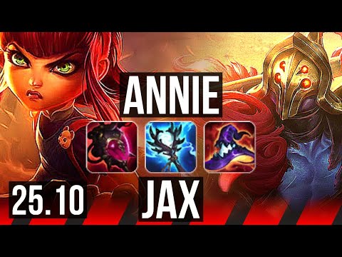 ANNIE vs JAX (TOP) | 8/2/7 | EUW Master | 25.10
