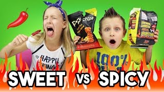 SWEET vs SPICY CHALLENGE
