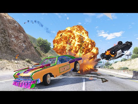 GTA 5 THE COMFORTABLE IMPALER CRASHES - SUPER CINEMATIC PICTURE WITH SLOW MO ep.30