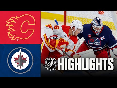 NHL Highlights | Flames vs. Jets | October 24, 2025