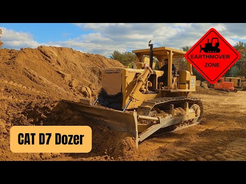 CAT D7 Dozer Moving the Earth