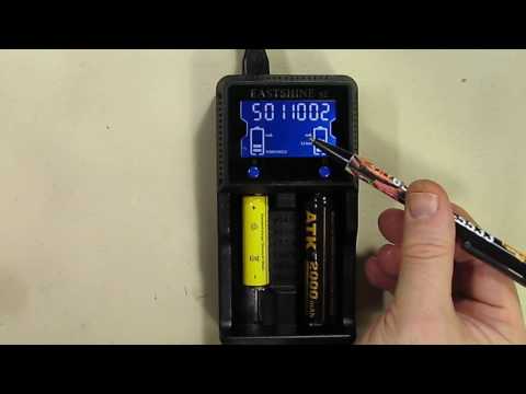 BEST Universal Battery Charger, LCD Display Speedy Smart Charger  EASTSHINE S2 REVIEW