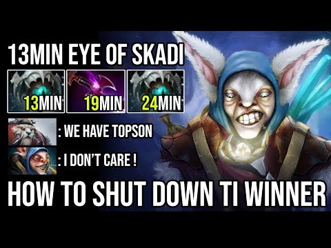 How to Get The Fastest Skadi on Meepo with Super Fast Farming Dota 2