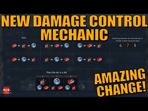 NEW DAMAGE CONTROL SHIP MECHANIC finally ADDED! Let's test it! - War Thunder DEV