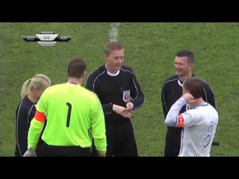 Fotbalové utkání Tatran Sedlčany vs. Aritma Praha - sestřih gólů