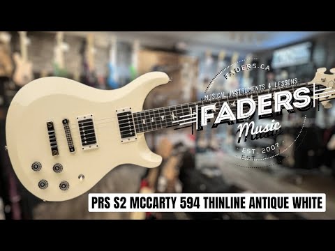PRS S2 McCarty 594 Thinline w/ Gigbag - Antique White - Free Shipping 🇨🇦 - Pro Setup image 10