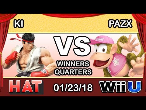 HAT 6 - DCG WC | Ki (Ryu) Vs. DT | Pazx (Diddy Kong) Winners Quarters - Smash 4