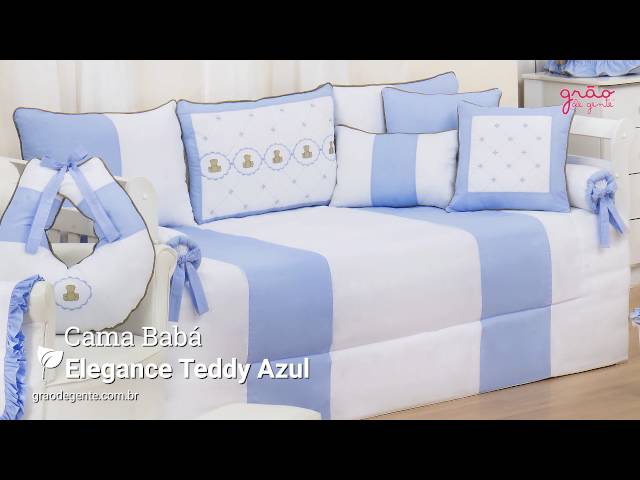 Quarto para Bebê Elegance Teddy Azul | Ref: 59210