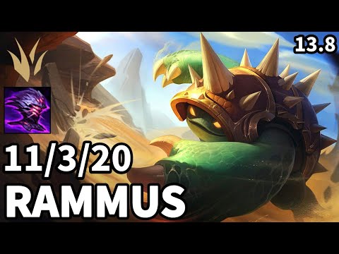 Rammus Jungle vs Lillia - KR Grandmaster | Patch 13.8