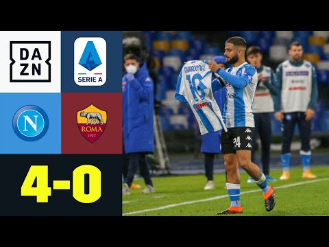 Insigne und Co. widmen Maradona ein Feuerwerk: Neapel - AS Rom 4:0 | Serie A | DAZN Highlights