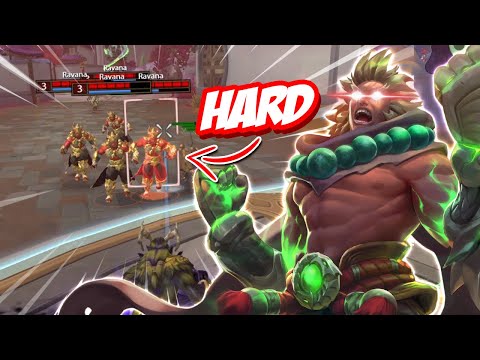 Smite: 1v5 RAVANA BOTS CHALLENGE! (HARD)