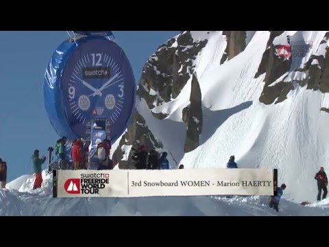 Run of Marion Haerty - Chamonix-Mont-Blanc - Swatch Freeride World Tour 2016