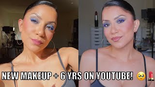 GRWM: FULL FACE NEW MAKEUP (drugstore & high-end) + 6 YEARS ON YOUTUBE! 🥹💄🫶🏽 | MagdalineJanet
