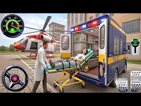 Best Police Van Ambulance Rescue Driving Simulator 911 US Emergency Ambulance 2026 Android Gameplay