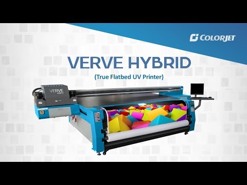 UV Hybrid Flatbed Printing Machine