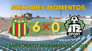 MELHORES MOMENTOS - SAMPAIO 6x0 ITZ SPORT - CAMPEONATO MARANHENSE - SAMPAIO CLASSIFICADO!