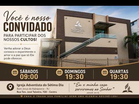 CULTO DE SÁBADO I 25/07/2026