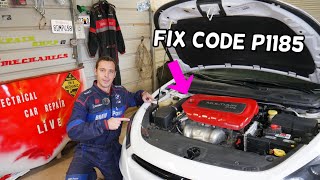 HOW TO FIX CODE P1185 DODGE JEEP CHRYSLER FIAT ALFA ROEMO LANCIA