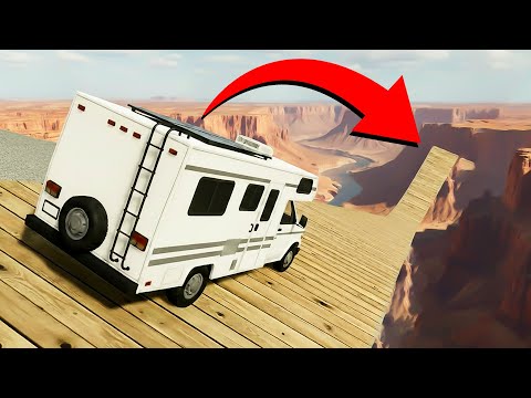 We Drove Our RV Off A MEGA RAMP... (RV There Yet)