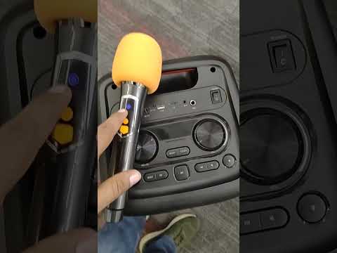 How to connect Mic with portronics Iron Beats speaker