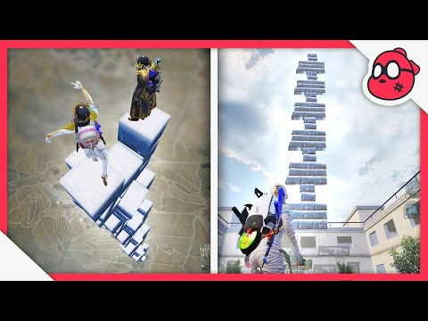 NEW Trick: Build ICE WALL TOWER | PUBG MOBILE