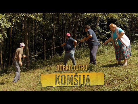 TRENING NAVLAČENJA KONOPCA Milka, Neđo i Mile srušili drvo na Čedu - Milka počela da oplakuje Čedu?!