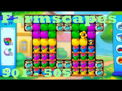 Farmscapes Level 501 - 505 HD Gameplay Walkthrough |  3 - match game | android | ios | pc | app
