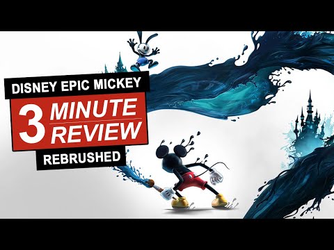 Disney Epic Mickey: Rebrushed Review In 3 Minutes | GamingByte