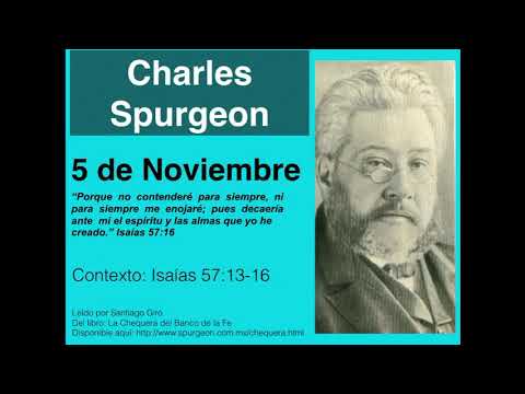 Isaías 57,16. Devocional de hoy. Spurgeon en español.