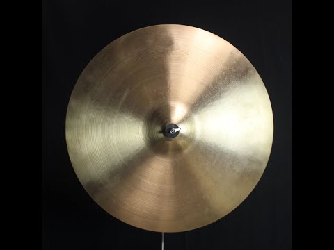 Vintage Zildjian 22" 1960's A Ride - 2697g (video demo) image 5