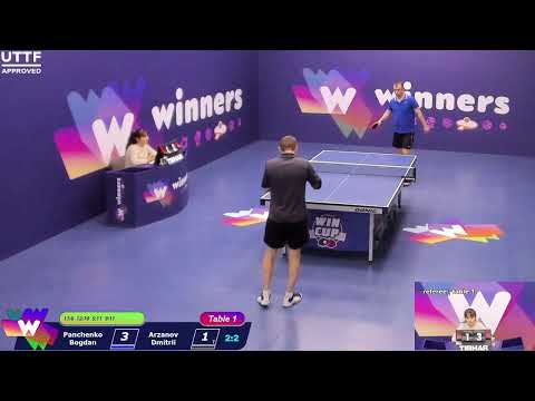 WINners CUP table 1 15.01 Panchenko Bogdan - Arzanov Dmitrii 11:30