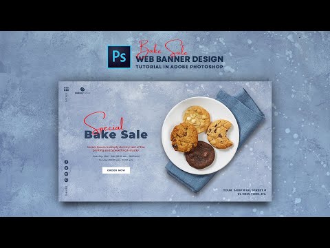How to Design Furniture Social Media Banner Adobe Photoshop Tutorial Speed Art Grafix Mentor
