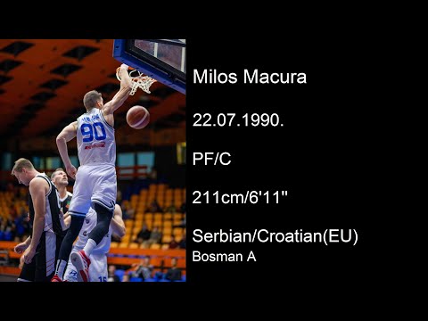 Milos Macura - USK Praha Highlight, Czech NBL, September 2020