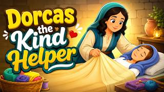 Dorcas the Kind Helper: How Small Acts of Goodness Led to a Big Miracle | Kids Bible Story Animation