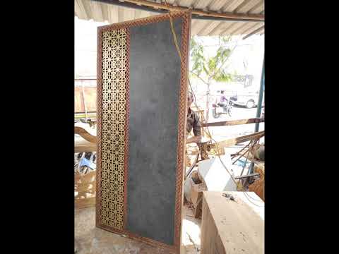 Hinged wooden single door