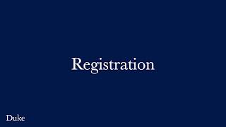 Registration in DukeHub 2.0