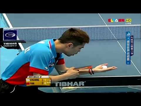 2015 Kuwait Open Ms-QF: FAN Zhendong - CHUANG Chih-Yuan [HD] [Full Match/Chinese]