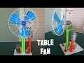 How To Make A Revolving Table Fan At Home Best Out Of Waste