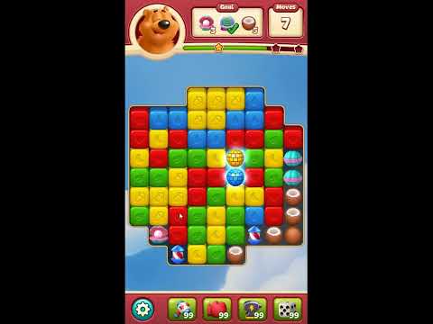 Toon Blast Level 7511 - NO BOOSTERS 🐻🐺🐱 | SKILLGAMING ✔️