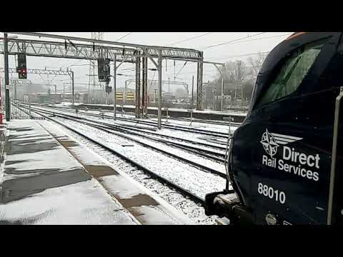 DRS 88010 'Aurora' at Crewe 28/2/18