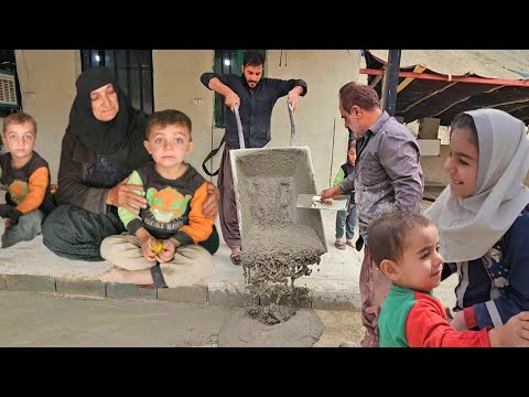 Cementing New Beginnings | A Fresh Chapter for Saladin’s Nomadic Family 🏡🛠️