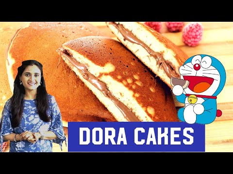 Dora Cakes | Eggless Dora Cake | Dorayaki Recipe | Dora Cake Recipe without Egg by Priyanka Rattawa