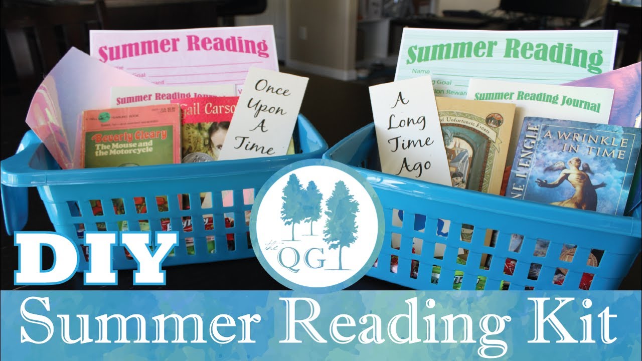 DYI - How to make a fun Summer Reading Kit with Cricut