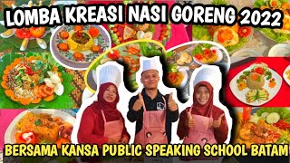 Download lagu LOMBA KREASI NASI GORENG 2022 BERSAMA KANSA PUBLIC SPEAKING SCHOOL BATAM || SPESIAL KEMERDEKAAN mp3 Download lagu LOMBA KREASI NASI GORENG 2022 BERSAMA KANSA PUBLIC SPEAKING SCHOOL BATAM || SPESIAL KEMERDEKAAN mp3